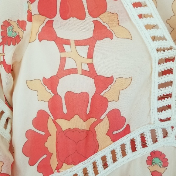 NWT The Wild Flower Shop Geometric Print Dress - Picture 3 of 4